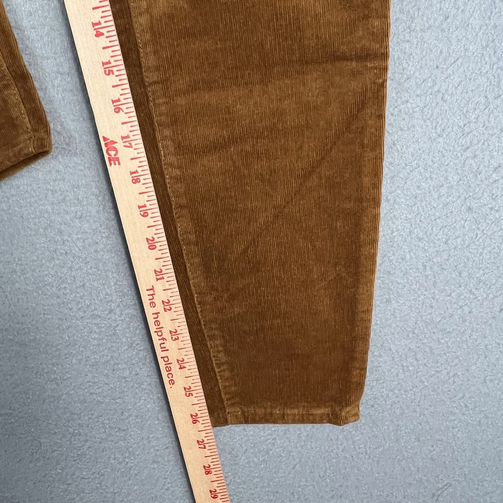 Talbots Corduroy Jegging 10P Brown Stretch Skinny Leg High Waist Ankle Length - Picture 8 of 10
